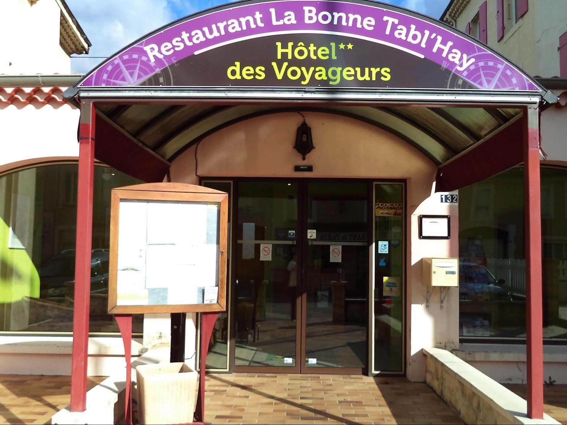 Logis Hotel Des Voyageurs Restaurant La Bonne Tabl'Hay Livron sur Drome Bagian luar foto